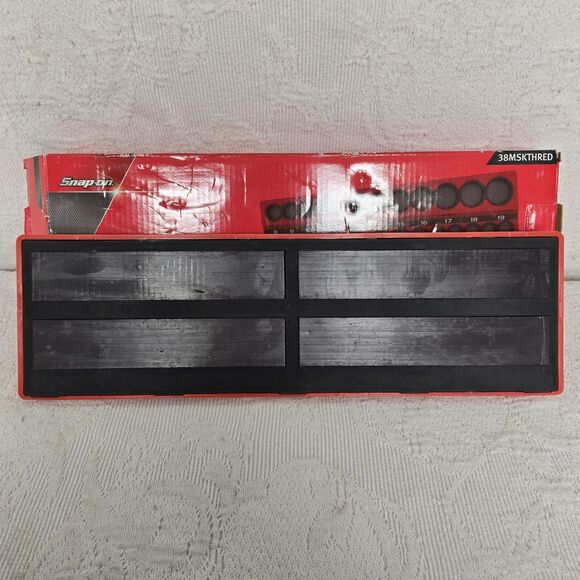 Snap On Magnetic Socket Holder For Metric Red NEW Tools Car Mechanic Automotive - Picture 2 of 6